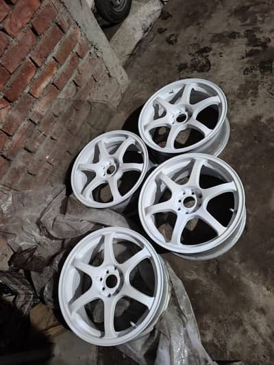 17 INCH 6 SPOKE RIM 4 NUT MULTI PCD