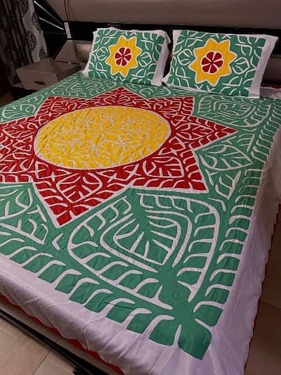 Cross Fancy Applic Work Hand