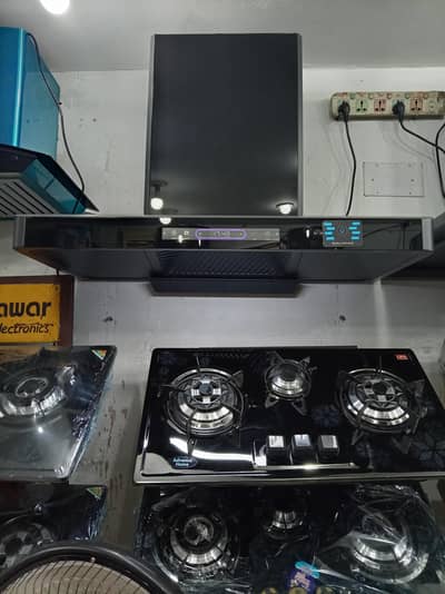 hobs automatic 3 burner hob  automatic hob