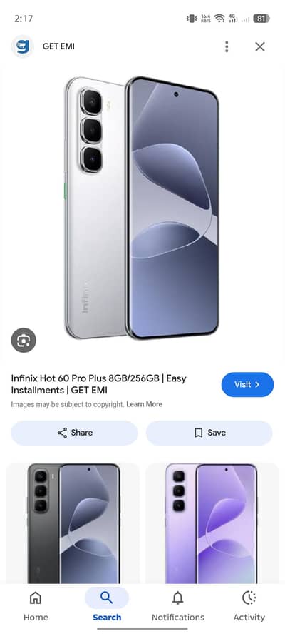 Hot 60 pro plus 16/256