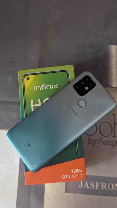 infinx hot 10 4/128gb 5200mh battery with box condition vip