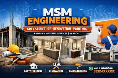 MSM ENGINEERING  | Gray Structure | Home Renovation