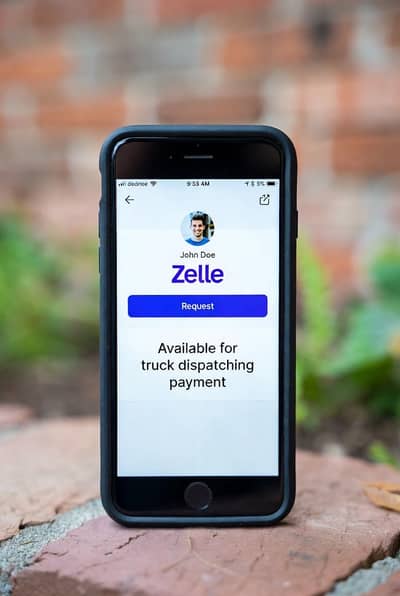 Zelle + Open phone dialer with sms avai for legit payment only