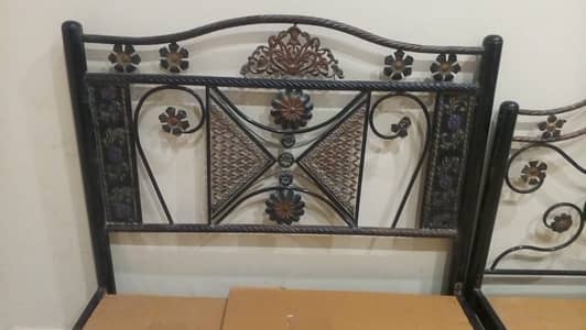 2 single beds hai all ok hai without mattress prices 15000