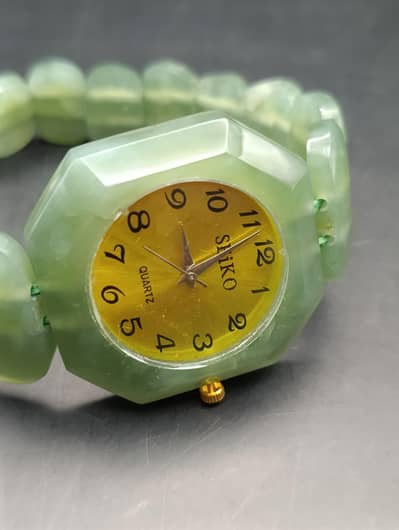 A. ONE Square Dial Quartz Wrist Watch – Green Silicone Strap | Stylish