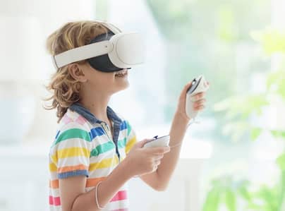 Vr birthday setup for kids