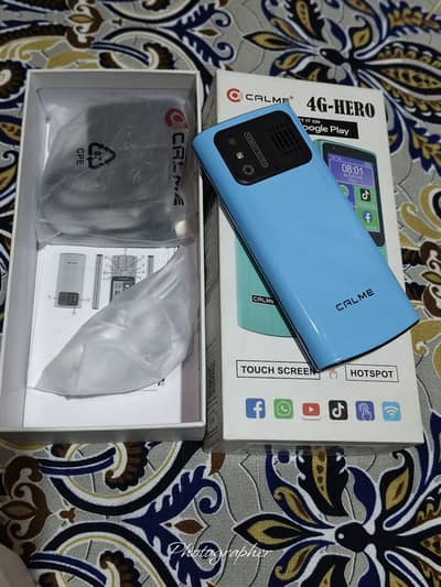 CALME 4G-HERO  FULL BOX ORIGINAL CHARGER AND HANDFREE TYPE C WALI