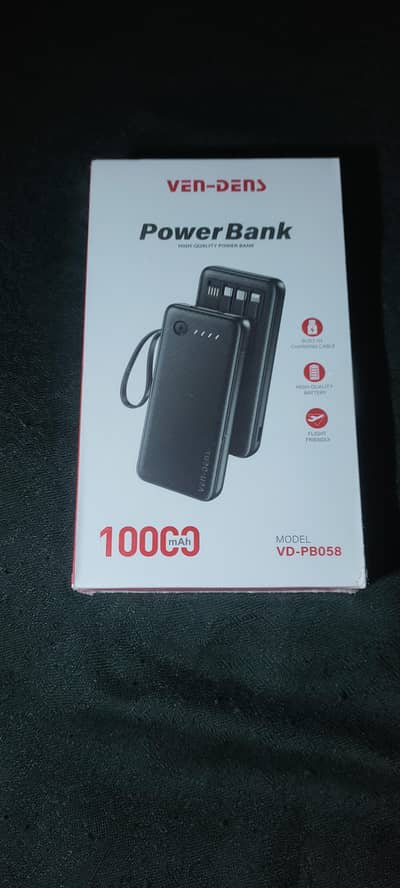 Mini 1000mAh Power Bank – NEW | Sleek Black Design