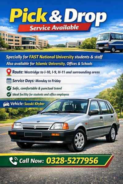 Daily Pick & Drop facility