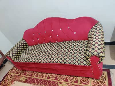 5 Seater Sofa Set with Wooden Center Table for Sale