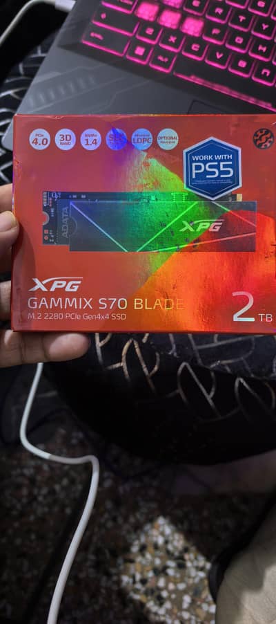 xpg gammix s70 blade gen 4 2tb nvme