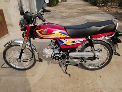 Honda CD 70 2025 model islamabad number