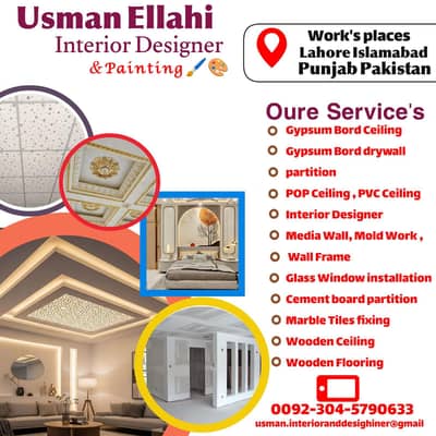 False Ceiling, Modren Ceiling, Gypsum Ceilling, PVC Ceiling