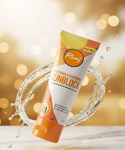 Rivaj & Whitening and Vanishing Sunblock SPF60