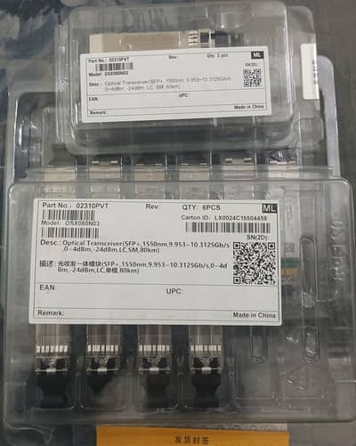 10G SFP+ 80KM Single Mode LC Duplex (1550nm) – Original