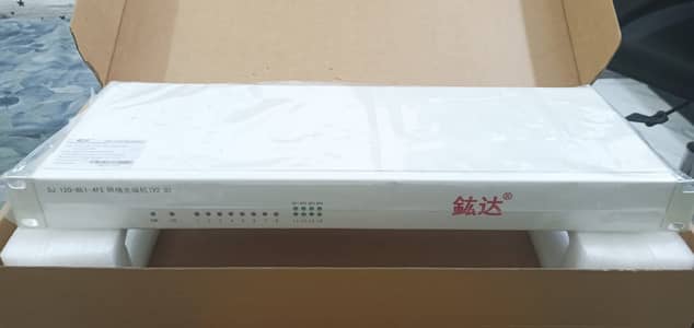 Fiber Optic Multiplexer 8E1 + FE | AC 220V / DC -48V | 20KM