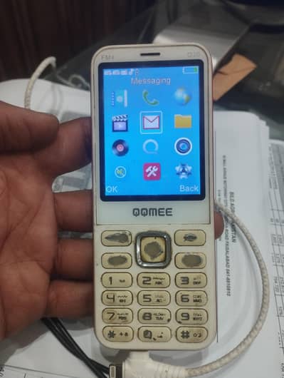 Big LCD Mobile phone QQMEE PTA approved 2.5 inch LCD