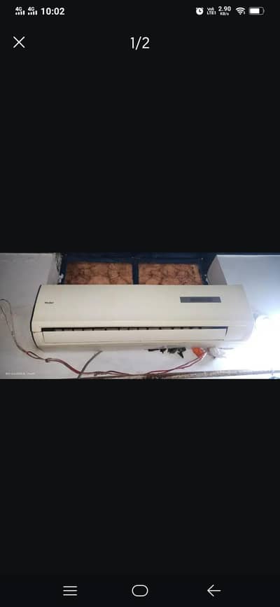 Haier 1.5 ton split Ac non inverter just cool
