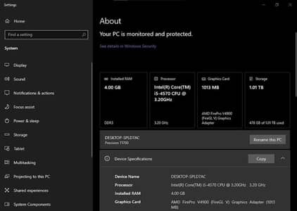 Dell Desktop | Core i5 (4th gen)