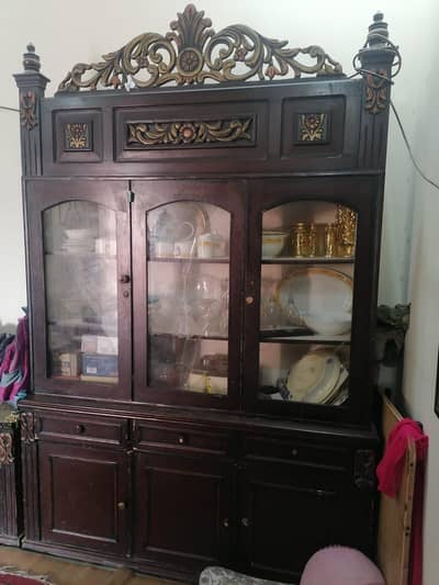 crockery showcase for sale