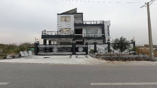 1 Kanal ( 60*90 ) ( 5400 Sq Ft ) ( In Block E ) Brand New , Triple Story House Available for Sale in Engineers Co-operative Housing Society ECHS D-18 Islamabad.