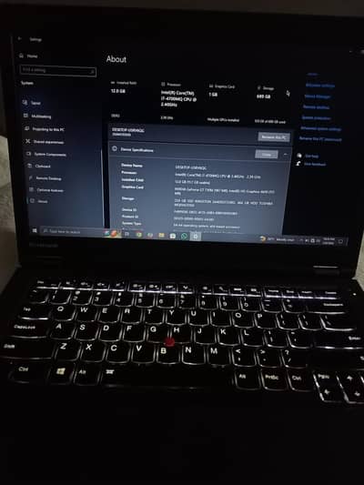 Lenovo Thinkpad T440p i7 4700MQ 12GB ram with Nvidia Graphics Card