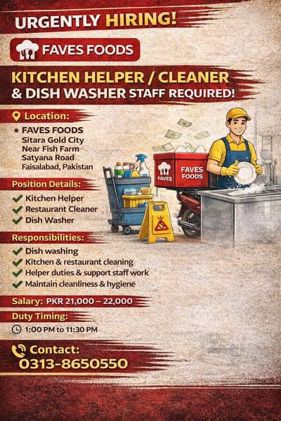 kitchen helper cleaner