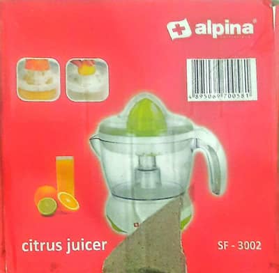 Alpina citrus juicer electric  brand new