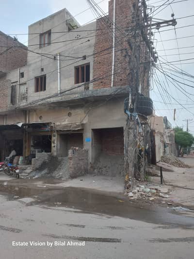 1.5 Marla Corner Building 3 Shop On Ground Floor 1st Floor 2 Room 2nd Floor 1 Room