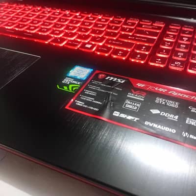 msi gaming laptop, i7 7th gen, gtx 1060 3gb