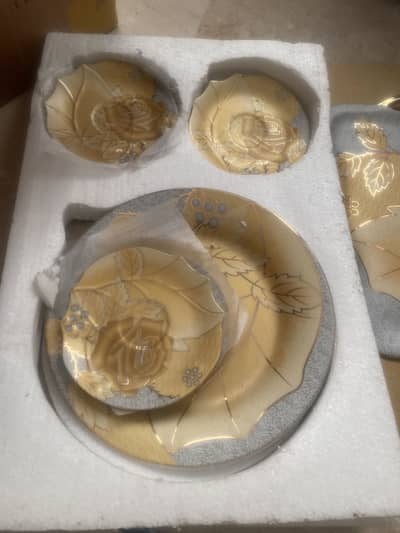 Royal 24 caret gold plated original Japan tea set