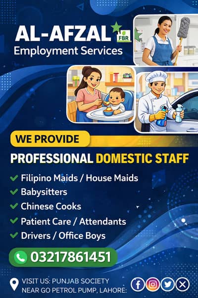 Maids/Babysitter/Cook/Driver/Patient Care/Nanny/Helper /Available