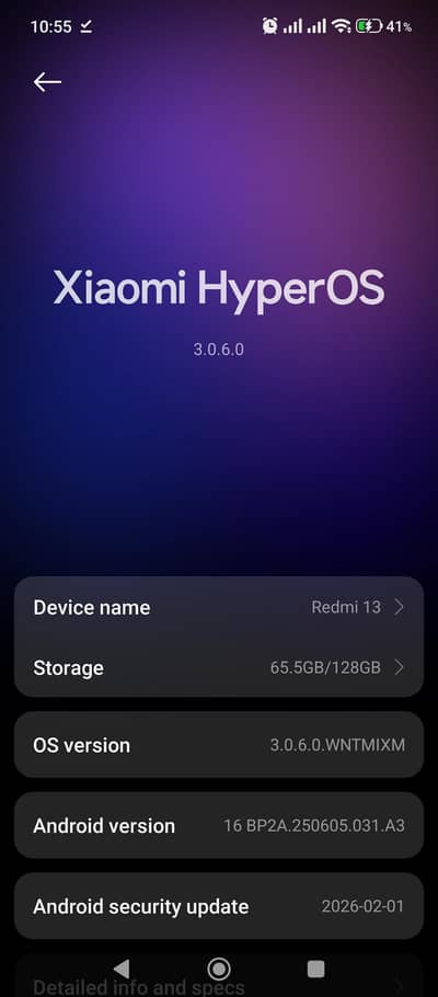 Redmi 13 8/128 with original box and charger