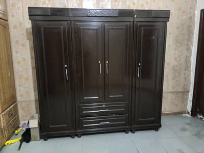 3 in 1 wood Almari, and 1  wood Show case