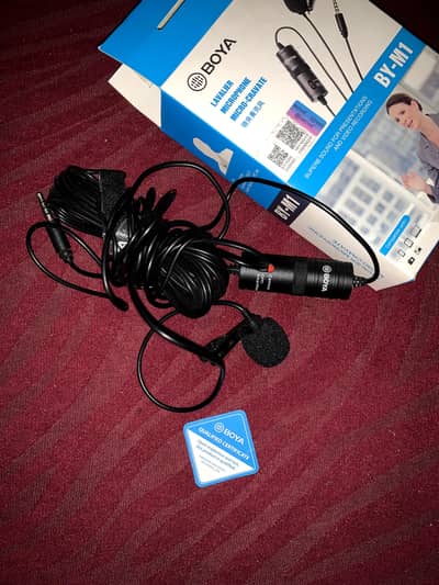 Original BOYA BY-M1 Lavalier Microphone