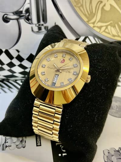 RADO DiaStar 11 STONE-ORIGINAL-SWISS MADE WATCH-AUTOMATIC-SEIKO TISSOT