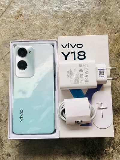 Vivo Y18 6/128 gb. 10/10 Lush Condition. Complete Box. All ok.