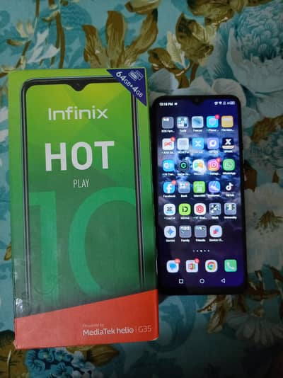 infinix hot 10 play. 4/64