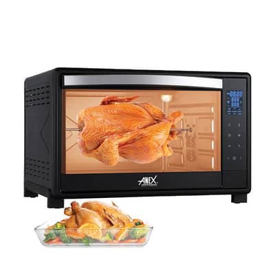The Anex AG-3080 is a 60-liter digital deluxe oven