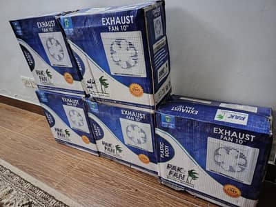 5 pieces Pak Fan Exhaust 10 Inches Single Action