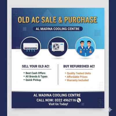 Ac Sale / Ac Purchase / dead Ac / Window Ac / Inverter AC/ Pel /