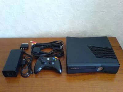 Xbox 360 Slim & Original Controller & 100 Games ps3/ps4/ps5/xbox one