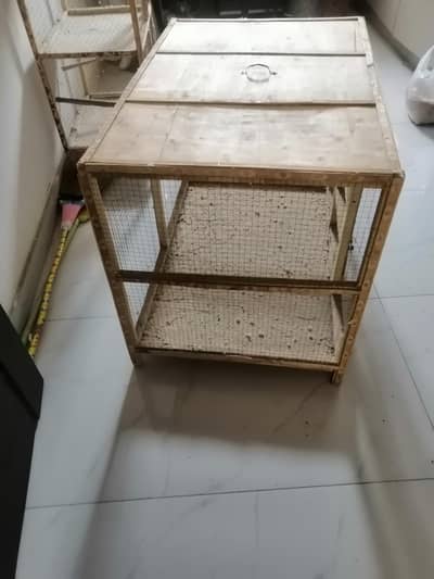 wodden cage