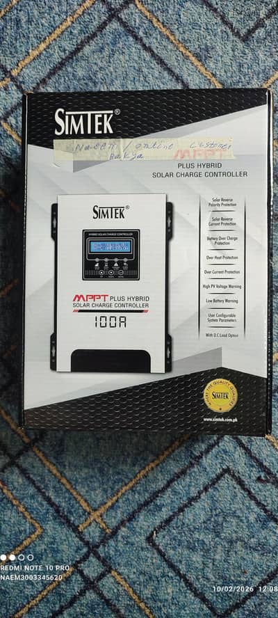 SimTek 100 AMP MPPT Solar Charge Controller