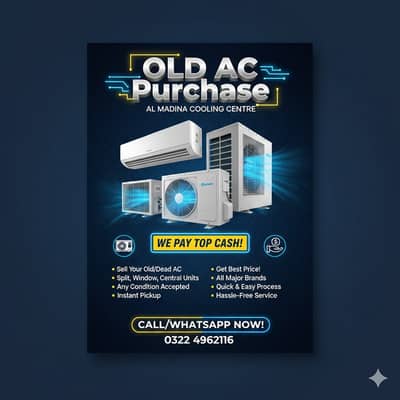 Old AC Sale & Purchase Dead AC Split AC Window AC Purana AC Buyers