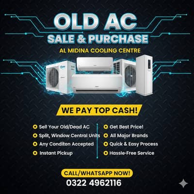 OLD AC SCRAP AC SPLIT AC SELL YOUR WINDOW AC PORTABLE AC