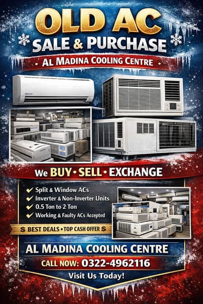 Old AC Sale & Purchase Dead AC Split AC Window AC Purana AC Buyers