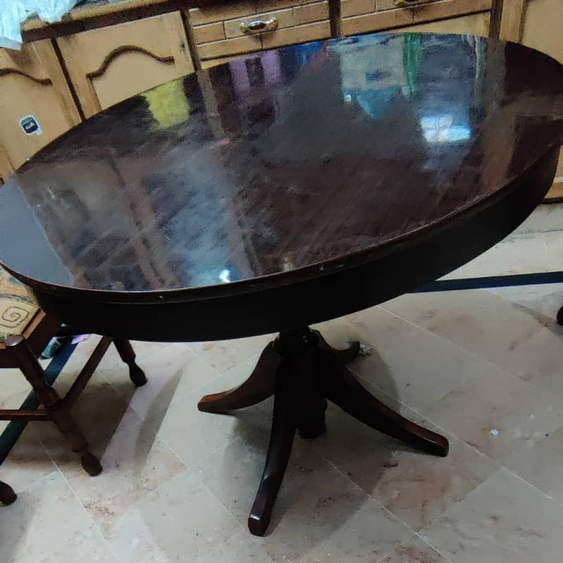 Solid Wood Round Dining Table ( table only) 1