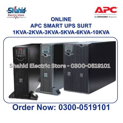 APC UPS Online SURT 1KVA-2KVA-3KVA-5KVA-6KVA-10KVA-20KVA STOK Availabl