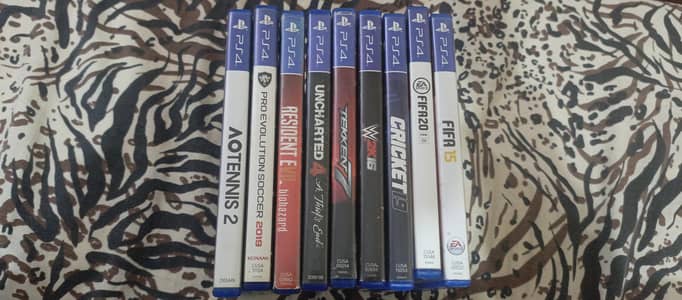 set of 9 ps4 games.